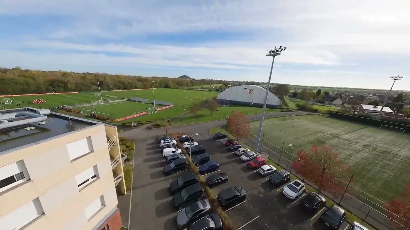 La Gaillette seen from above
